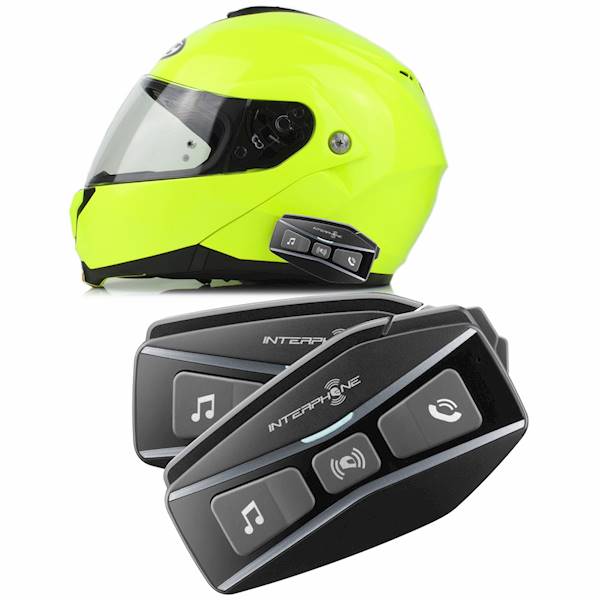 Interkom motocyklowy INTERPHONE U-com 16 na 2kaski