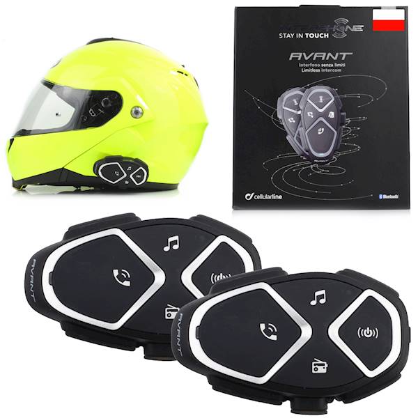 Interkom motocyklowy INTERPHONE Avant na 2 kaski