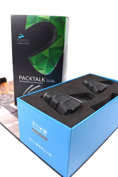 Interkom motocyklowy Cardo Packtalk Slim JBL DUO