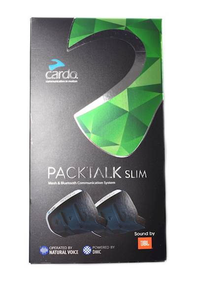 Interkom motocyklowy Cardo Packtalk Slim JBL DUO