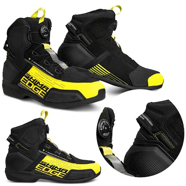 Buty motocyklowe SHIMA EDGE WP Fluo 43