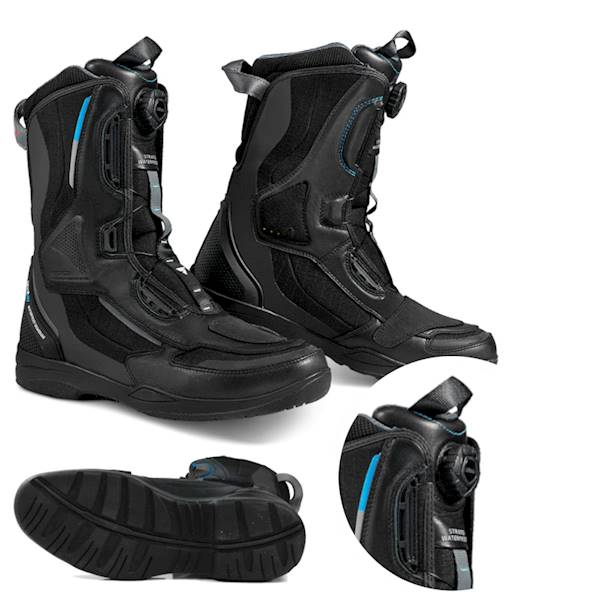 Buty motocyklowe damskie SHIMA STRATO WP Black 39