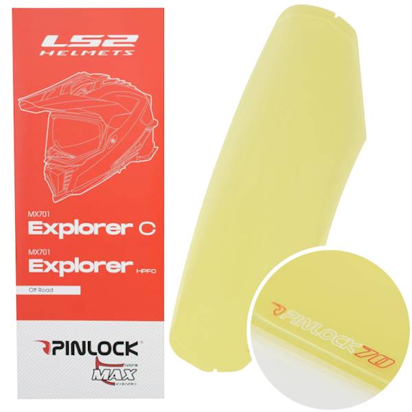 Pinlock 70 Max Vision do LS2 MX701 EXPLORER