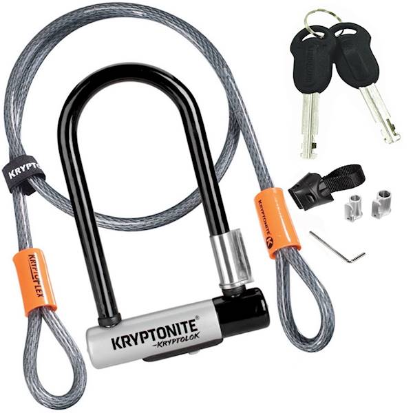 Kryptonite Kryptolok Mini7 U-Lock + linka 8 x 18cm