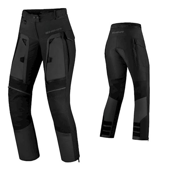 Spodnie motocyklowe damskie SHIMA HERO 2.0 Blk