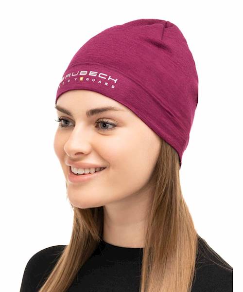 Brubeck czapka wełniana unisex  śliwkowy L/XL