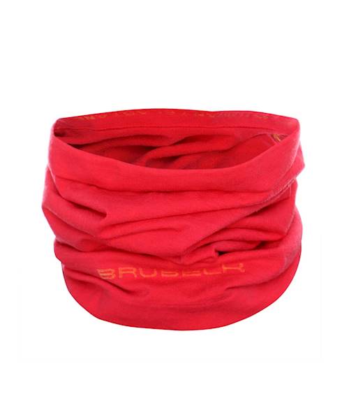 Brubeck komin unisex wełniany malinowy S/M