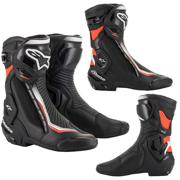 Buty Alpinestars SMX Plus V2 Bl/Whi/Flu Red