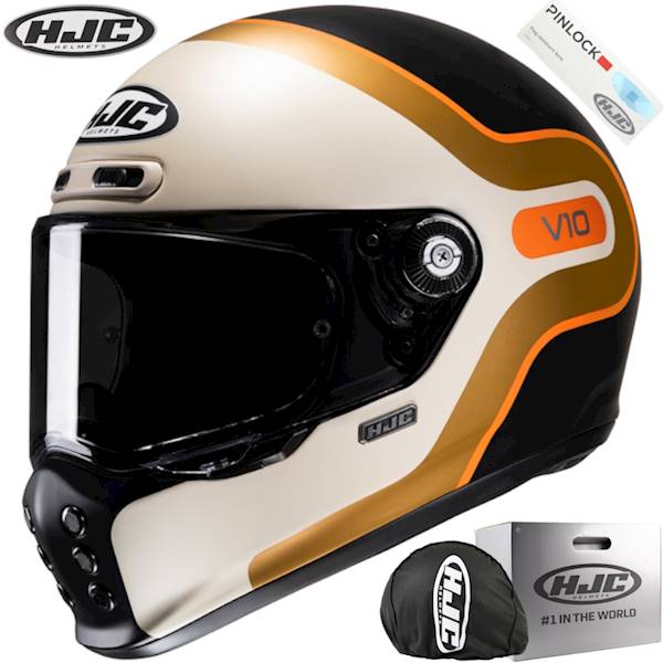 Kask Motocyklowy HJC V10 Grape Black/Bronze
