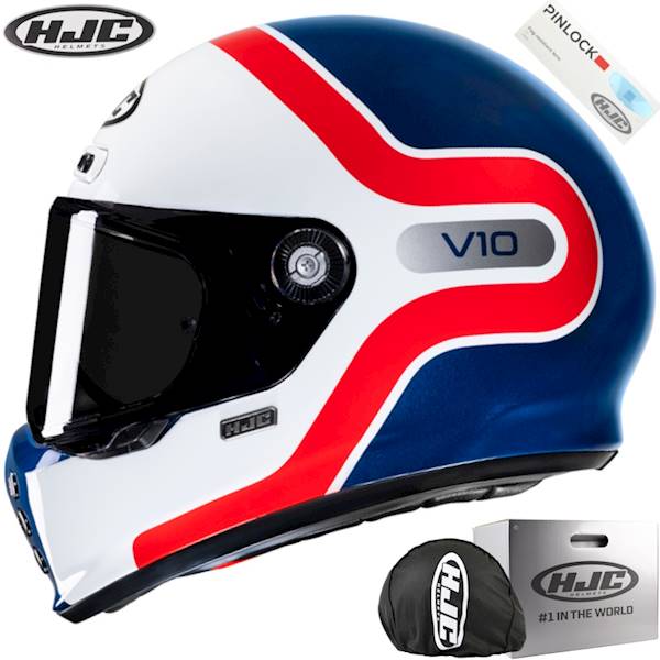 Kask Motocyklowy HJC V10 Grape Blue/Red