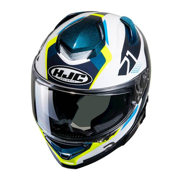 Kask HJC Rpha71 Hapel Blue/Yellow L