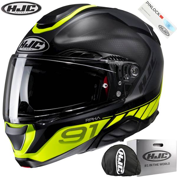 Kask HJC Rpha91 Rafino Black/Yellow L