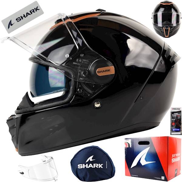 Kask Shark Spartan Rs Blank Sp Czarny/Miedziany