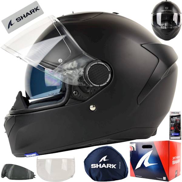 Kask SHARK SPARTAN czarny/matowy