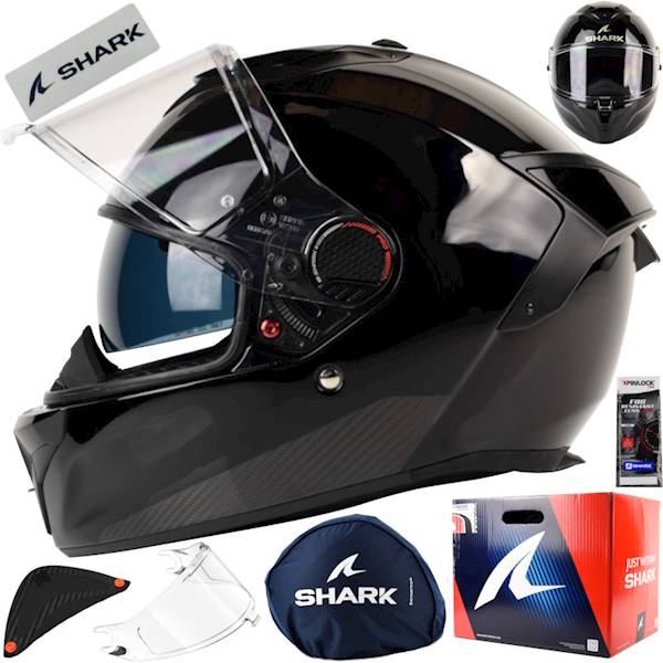 Kask Shark Spartan Gt Pro Blank Czarny połysk S