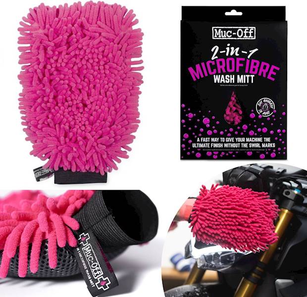 Muc-Off 20411 Rękawica do mycia 2 w 1 z mikrofibry