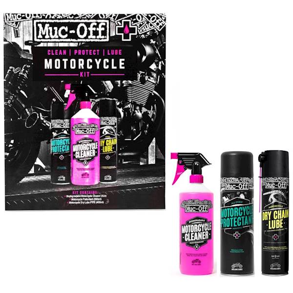Muc-Off 672 Zestaw do pielęgnacji motocykla 3 w 1
