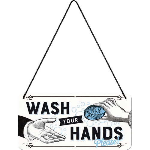 Nostalgic Art Zawieszka Wash Your Hands