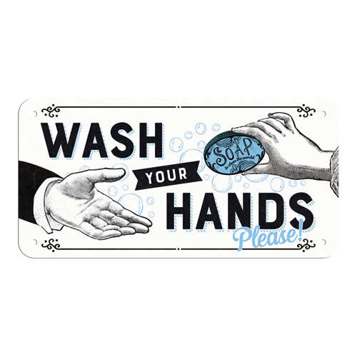 Nostalgic Art Zawieszka Wash Your Hands