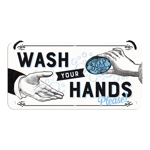 Nostalgic Art Zawieszka Wash Your Hands
