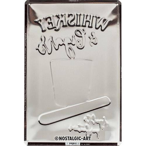 Nostalgic Art Plakat 20x30 Whiskey