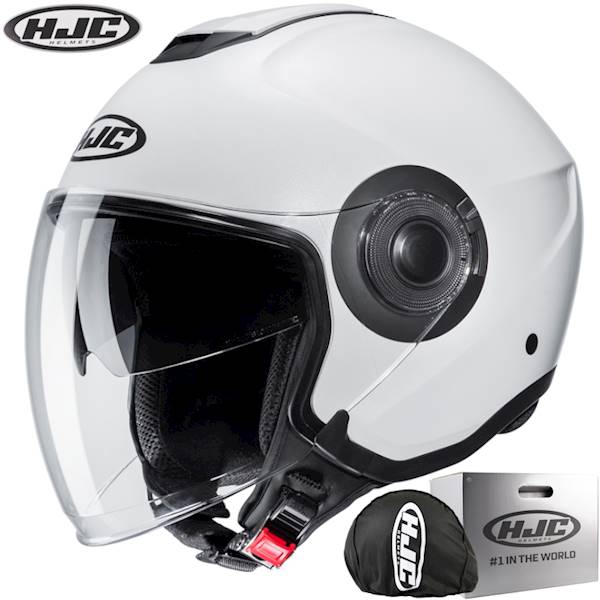 Kask Motocyklowy HJC I40N Solid Semi Flat Pearl Wh