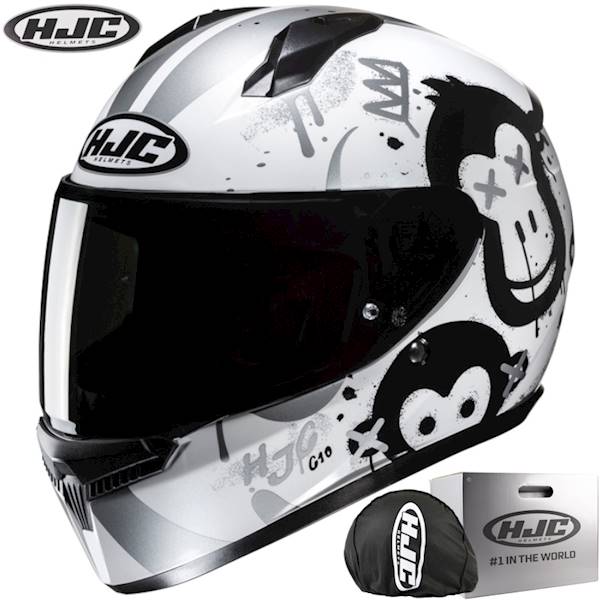 Kask Motocyklowy HJC C10 Geti Black/Silver
