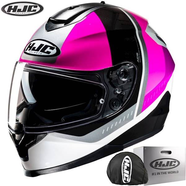 Kask Motocyklowy HJC C70N Alia Pink/Silver
