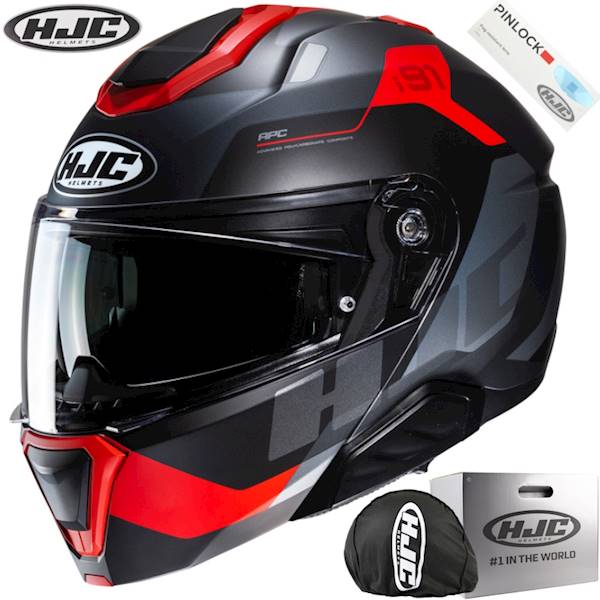Kask Motocyklowy HJC I91 Carst Black/Red