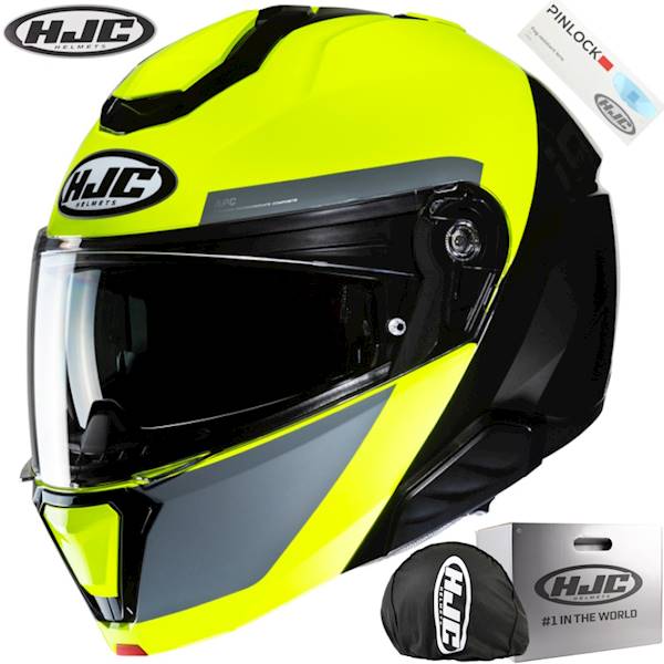 Kask HJC I91 Bina Yellow/Black M