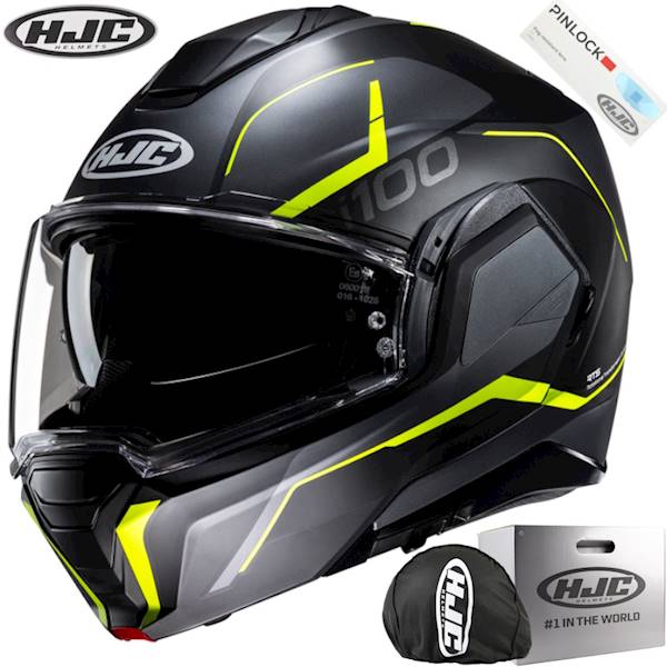 Kask HJC I100 Lorix Black/Yellow M