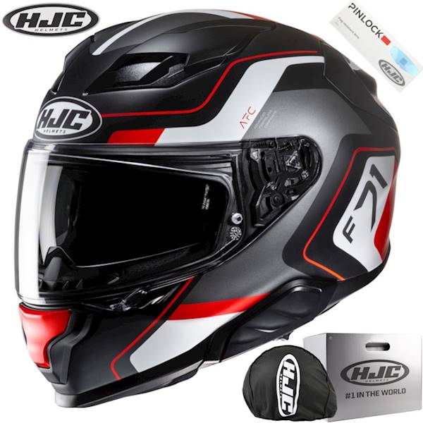 Kask Motocyklowy HJC F71 Arcan Black/Red
