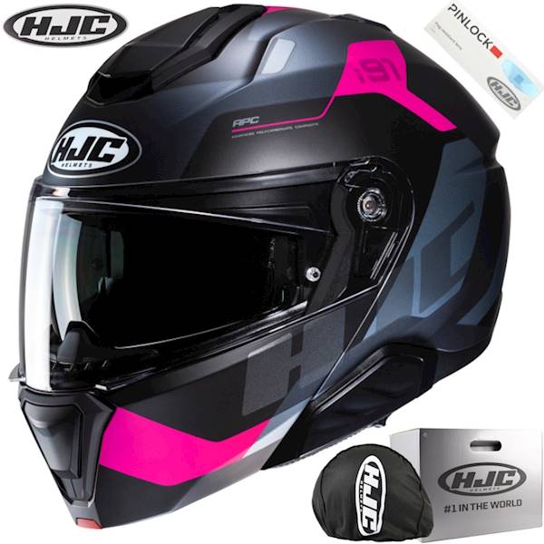 Kask Motocyklowy HJC I91 Carst Black/Pink