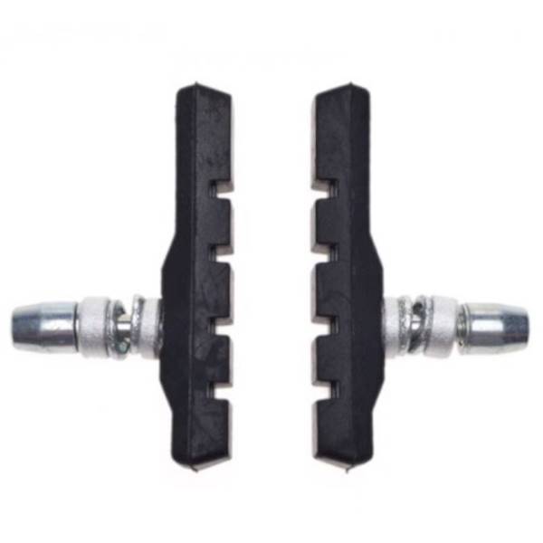 Klocki rowerowe hamulca v-brake z gwintem