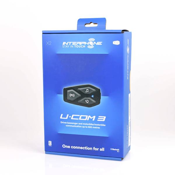 Intercom INTERPHONE U-COM 3 komplet na 2 kaski