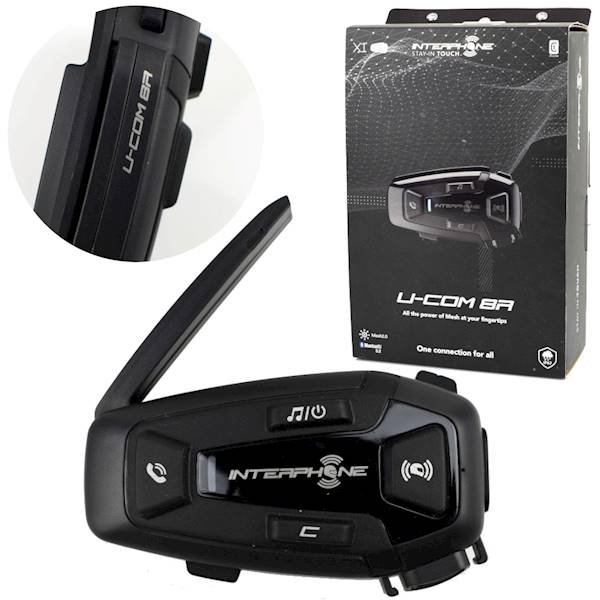Intercom INTERPHONE U-COM 8R komplet na 1 kask