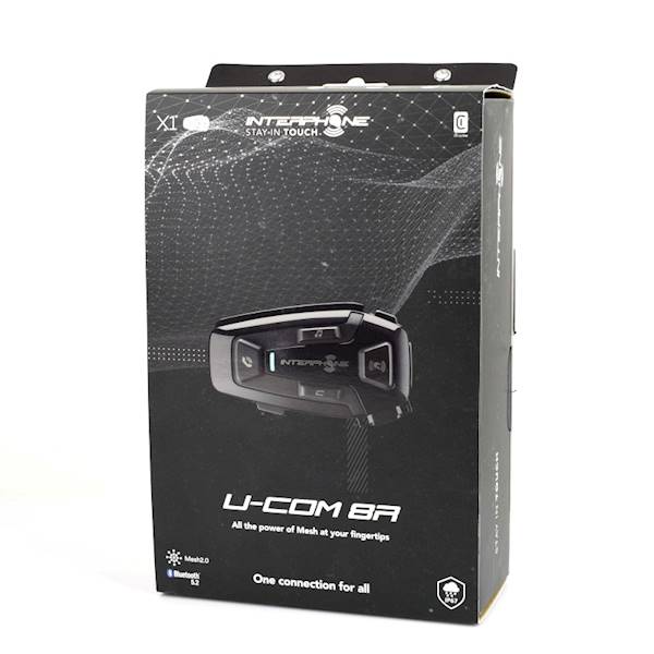 Intercom INTERPHONE U-COM 8R komplet na 1 kask