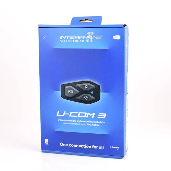Intercom INTERPHONE U-COM3 komplet na 1 kask