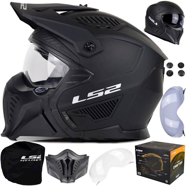 Kask LS2 OF606 Drifter Solid Matt Black