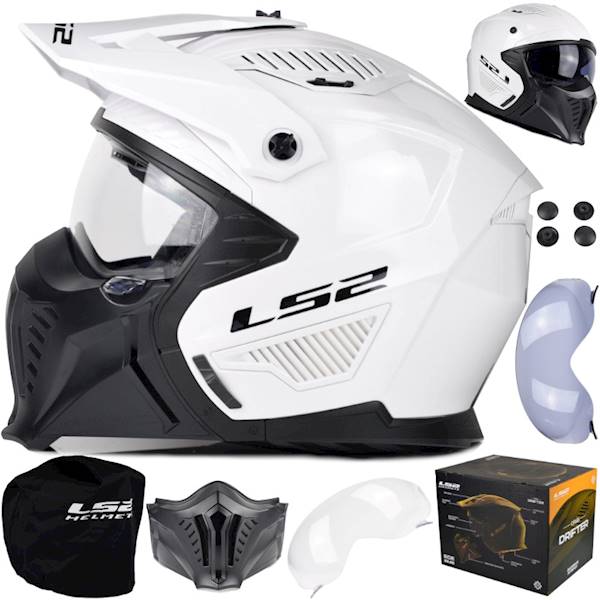 Kask LS2 OF606 Drifter Solid White