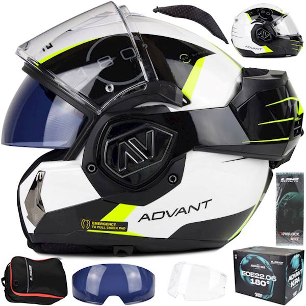 Kask LS2 FF906 Advant Codex White Black XL