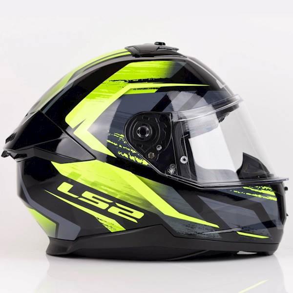 Kask LS2 FF808 Stream II Fury Black H-V Yel XXL