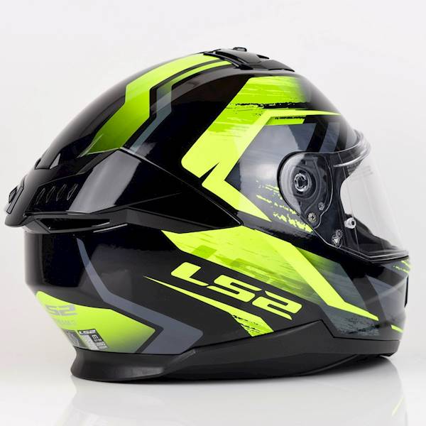 Kask LS2 FF808 Stream II Fury Black H-V Yel XXL