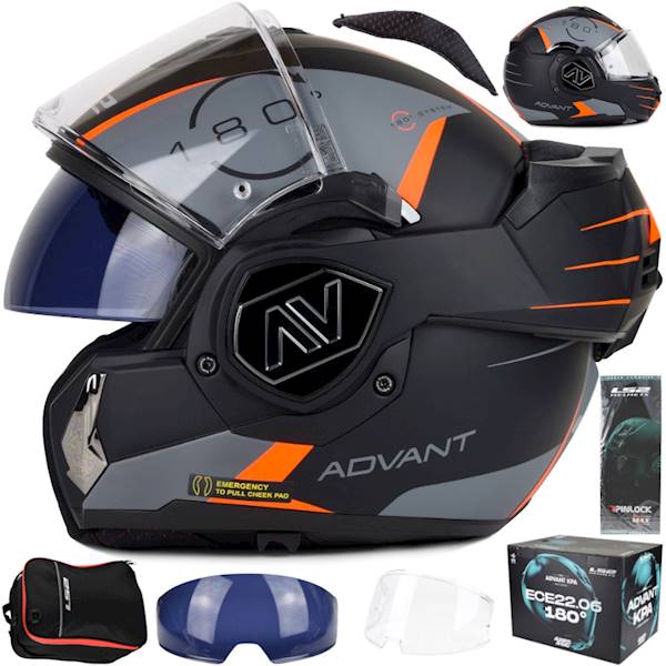 Kask LS2 FF906 Advant Codex Matt Black Tita XXL