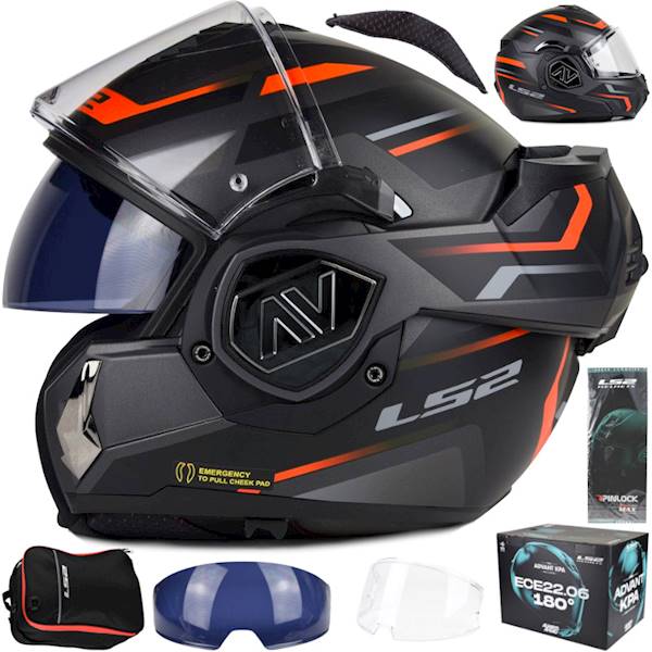 Kask LS2 FF906 Advant Kuka Matt Black Red