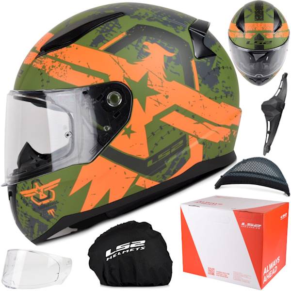 Kask LS2 FF353 Rapid II Thunder Birds M.Ora