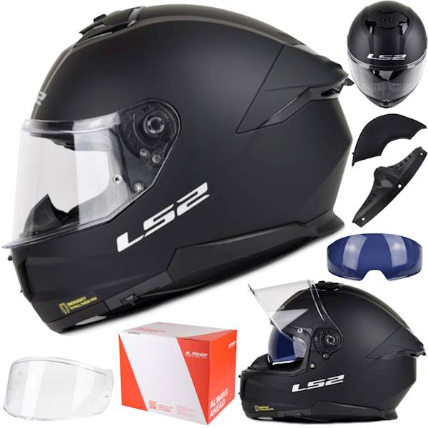 Kask LS2 FF808 Stream II Solid Matt Black XXL