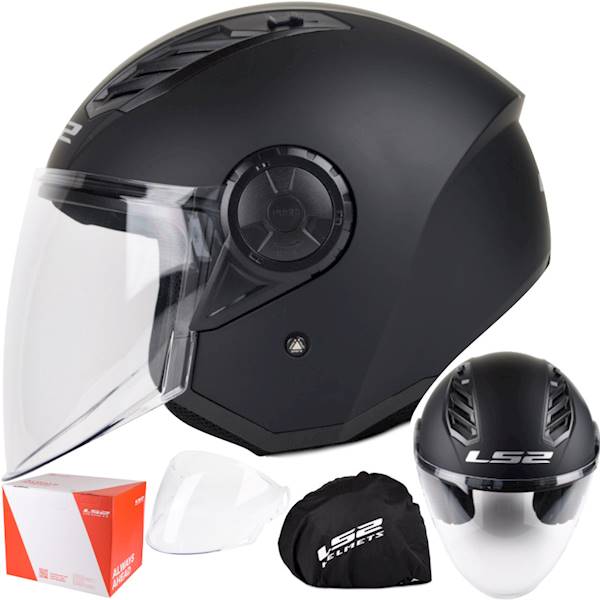 Kask LS2 OF616 Airflow II Solid Matt Black XXL