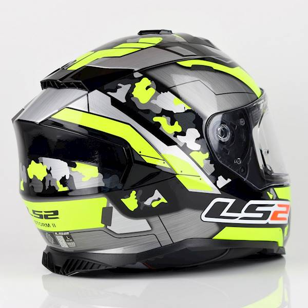 Kask LS2 FF800 Storm II Cyborg H-V Yel Grey 3XL