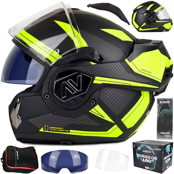 Kask LS2 FF906 Advant Revo Black H-V Yellow M